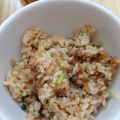 ももとも☆'s cooksnap of when they made おにぎり面倒だから冷やご飯焼いちゃえー.