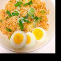kikuちん's cooksnap of when they made ネギたっぷりキムチチャーハン.
