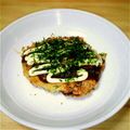 みひろとママ's cooksnap of when they made タコとチーズで山芋入りお好み焼き.