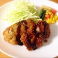 ♡shizu♡'s cooksnap of when they made 豚こま肉で…ミルフィーユ豚カツ.