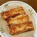 めかぶそうめん's cooksnap of when they made マヨネーズがつなぎ☆ちくわのパン粉焼き.