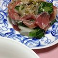 ルナＰボール's cooksnap of when they made 新玉ねぎと生ハムのマリネ.