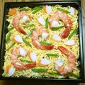 ayaponya's cooksnap of when they made ひな祭りに☆海老の散らし寿司.