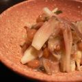 chivicco's cooksnap of when they made 茗荷納豆酢味噌和え.