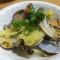 harukayuka's cooksnap of when they made 簡単❤あさりキャベツ.