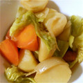 はなまる84's cooksnap of when they made 新じゃがと新玉ねぎと春キャベツの煮物.