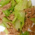 ＜鈴音＞'s cooksnap of when they made キャベツとツナの簡単ごま油あえ.