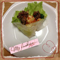 ❤︎SWEET❤︎'s cooksnap of when they made 簡単☆焼肉生春巻き.