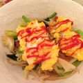 NK７３'s cooksnap of when they made コスパ高☆もやしとキャベツのにんにく炒め.