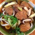 イナゴ食べられます's cooksnap of when they made 東北応援！仙台油麸茄子うどん.