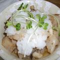 まぶたん's cooksnap of when they made こんにゃくとしめじの甘辛☆みぞれあえ.