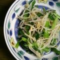 ゆずるてぃ's cooksnap of when they made ごまたっぷり＊もやしとニラのナムル.