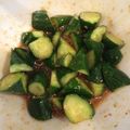 bonkure800's cooksnap of when they made 簡単きゅうりのごま油あえ。.