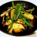 さっとんぺ's cooksnap of when they made 母の味＊美味しい茄子とピーマンの味噌炒め.