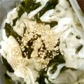 shizuとreo's cooksnap of when they made きゅうりとほたてのひもの酢の物.