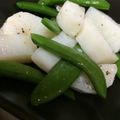 hammy96's cooksnap of when they made 長芋とモロッコいんげんのポンズ醤油ひたし.