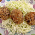 chiegamama's cooksnap of when they made ずぼらさんの！簡単メ～ンチカツ♪.