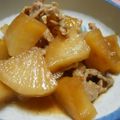 まゆみ母ちゃん's cooksnap of when they made 大根と豚肉の味噌煮.