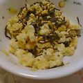 みゆぽんﾊｲﾊﾟｰ's cooksnap of when they made 豆腐と卵の塩昆布炒め.