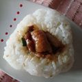 ポンポコあぽろ's cooksnap of when they made やきとり入りの★おにぎり★.