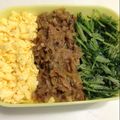なのぴょん♪'s cooksnap of when they made ツナ缶をメインのおかずに！3色ごはん弁当.