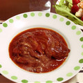 mmmmmsk's cooksnap of when they made 簡単！トマト缶で煮込みハンバーグ☆.