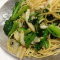 fmfm0807's cooksnap of when they made 菜の花としらすの柚子胡椒風味の春パスタ.