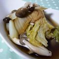 ピンクのたまご's cooksnap of when they made オカン直伝！　白菜と油揚げの炊いたん.