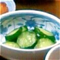 ラピナス's cooksnap of when they made 簡単、麺つゆできゅうりの漬物！.