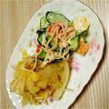 yuka119's cooksnap of when they made キュウリとカニカマの卵サラダ♫.
