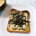 わらいおん's cooksnap of when they made 納豆ピザ風食パン.