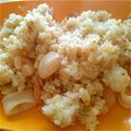たいひ's cooksnap of when they made エビとイカの海鮮ピラフ♪簡単で見栄え◎♪.