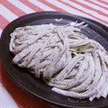 赤い電話's cooksnap of when they made 簡単！手打ちで黒ゴマうどん。.