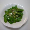 reiyan1956's cooksnap of when they made 絹さやとスナップエンドウのホットサラダ.