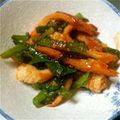 sorasato。's cooksnap of when they made ちくわとニラの甘辛コチュジャン和え♡.