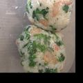 fksas's cooksnap of when they made お花見弁当❀菜の花とエビの春色おにぎり❀.