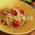あきゅ's cooksnap of when they made トマトと玉ねぎの冷たいスパゲティ.。・.*.