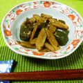 ジュエリーママ's cooksnap of when they made コンニャクとゴボウの甘辛炒め.