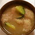 みぃっこん's cooksnap of when they made 体が温まる☆カボチャのみそ汁（生姜入り）.