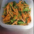 （ひ）'s cooksnap of when they made 風邪予防☆春菊と人参のぽん酢和え♪.