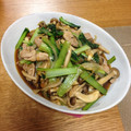 kirka's cooksnap of when they made 小松菜と豚肉のオイスター炒め.