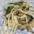 きらり流れ星's cooksnap of when they made 菜の花とアサリのペペロンチーノ.