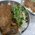 uri2215's cooksnap of when they made 娘が好きな♬さんまの蒲焼丼♬.