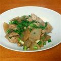 かしこ＆かおちゃん's cooksnap of when they made 簡単３ステップ！大根と鶏肉の照り煮.