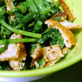 yuyayazu's cooksnap of when they made 菜の花と油揚げの簡単わさびマヨ和え.