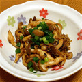 ぽめchan's cooksnap of when they made きのこの海苔バタ炒め。.