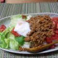 saka2's cooksnap of when they made ちょっぴり和風？？タコライス.
