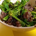ちぇぶ抹茶's cooksnap of when they made プレ農家めし◆菜の花と明太子の混ぜご飯.