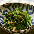meg115's cooksnap of when they made ゆでた法蓮草・春菊と生の水菜の和え物.