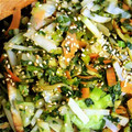 ●これなんだ●'s cooksnap of when they made 大根の葉のごま油炒め.